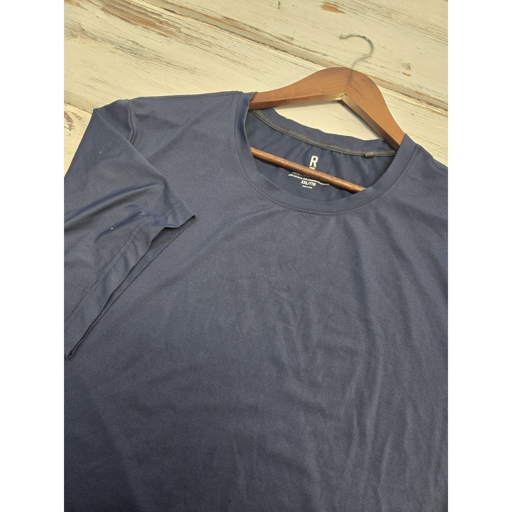 Rhone Essentials‎ Training Tee Shirt Dark Blue Short Sleeve Crew Neck XXL